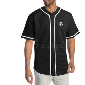 High Quality 100% Polyester Quick Dry Breathable Baseball Jersey Comfortable Sportswear with Customizable Options on Sale - Product Image 1