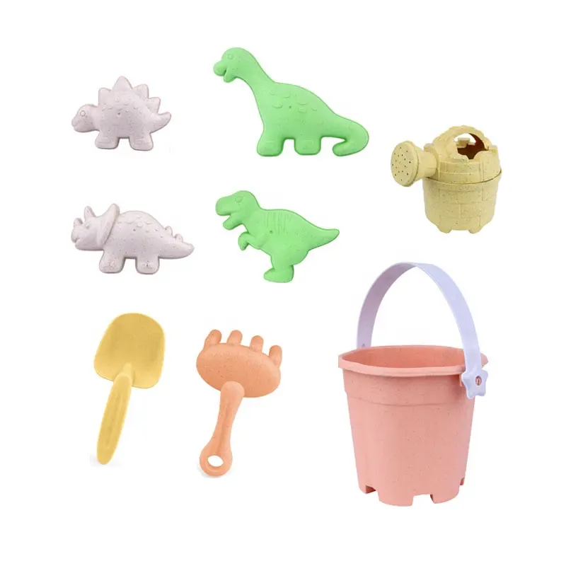 여름 핫 세일 공룡 금형 샌드 박스 장난감 야외 게임 비치 모래 장난감 세트 버킷
