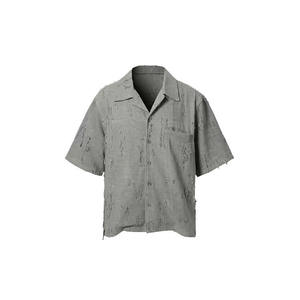 <span class=keywords><strong>เสื้อ</strong></span>เชิ้ต DIHUI สไตล์ลำลอง คุณภาพสูง ล้างแบบวินเทจ แขนสั้น พิมพ์ลาย ทรงโอเวอร์ไซส์ ทรงบ็อกซี่ ตัดสั้น ทรงครอป  <span class=keywords><strong>เสื้อ</strong></span>เชิ้ตผู้ชายแบบทำเก่าพิเศษ - Product Image 6