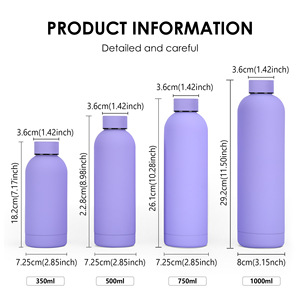 Customized Logo 500ml Stainless Steel Tumbler Portable Vacuum <b>Flask</b> for Hot & Cold Beverages for Back-to-School - Product Image 3