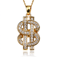 Bague Hip-Hop en Gros avec Signe Dollar Entièrement Sertie de Zircons, Bijou Homme Plaqué Or Personnalisé, Bagues Homme Signe Dollar Entièrement Serties de Zircons