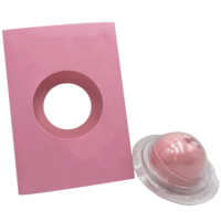 Bombes de bain à la rose exfoliantes écologiques de luxe personnalisées 100% naturelles avec des bienfaits hydratants et relaxants - Cadeau pour la Saint-Valentin