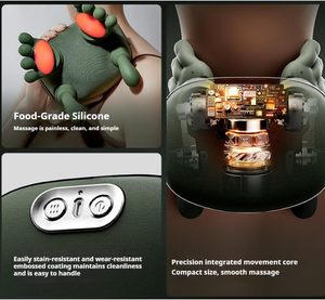 2025 कारखाने प्रत्यक्ष बिक्री पेशेवर-ग्रेड कस्टम-निर्मित यूएसबी/बैटरी संचालित गर्दन मालिश मैनुअल वायर्ड नियंत्रण शरीर का उपयोग गहरा - Product Image 5