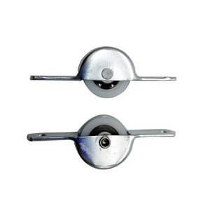 Gran oferta, de 18mm U con ranura en carcasa de acero, rueda de rodillo deslizante, rodillo de ventana de malla, polea de nailon, puertas de rueda, puertas correderas de hierro - Product Image 1