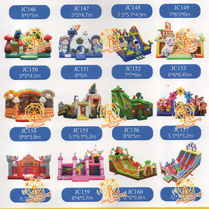 <span class=keywords><strong>Château</strong></span> Gonflable Compact pour Enfants avec Toboggan Aquatique et Parc de Jeux Extérieur – Installation Gonflable Transfrontalière pour Divertissement - Product Image 4