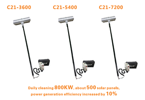Robot de nettoyage EITAI pour panneaux solaires, machine de nettoyage automatique à sec pour modules photovoltaïques, bon prix, robot de nettoyage de panneaux solaires - Product Image 2