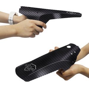 Panel Reflektif Bertekstur Serat Karbon <span class=keywords><strong>Fender</strong></span> Sepeda Gunung untuk Sepeda Jalan Raya Plastik Roda 26 "/27.5"/29" Mertouch - Product Image 3