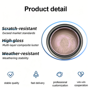 Pintura Acrílica para Automóviles de Alta Calidad al por Mayor, Color <span class=keywords><strong>Morado</strong></span> Perla 1K, Metálica, Colores Sólidos, Resistente a la Intemperie, Revestimiento Líquido en Aerosol - Product Image 2