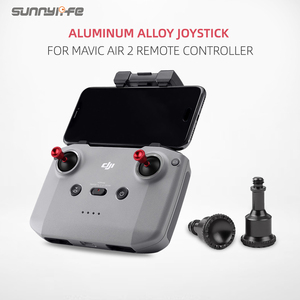 Sunnylife-accesorios para drones, mando a distancia <span class=keywords><strong>MAVIC</strong></span> <span class=keywords><strong>AIR</strong></span> 2, cubierta basculante de pulgar, Joysticks de aleación de aluminio CNC, 1 par - Product Image 5