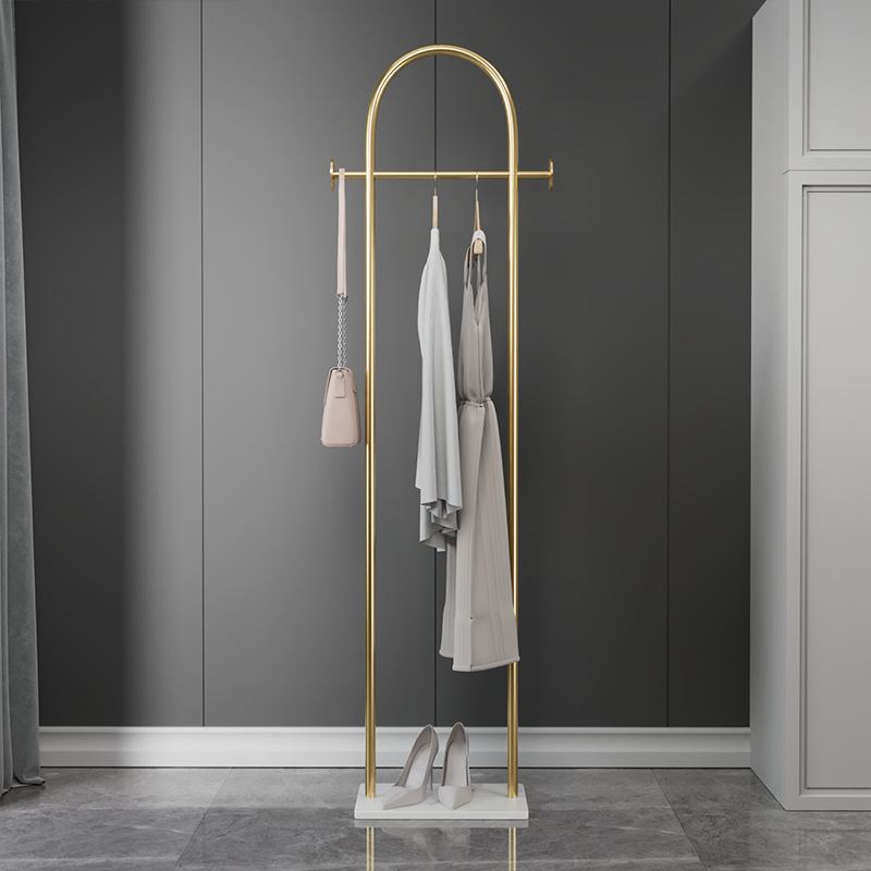 Metal Coat Rack Entryway Standing for Hat Jacket Coat Hanger Rack in Living Room Bedroom Hall