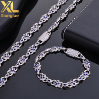 Brazalete de Aleación de Cobre con Trébol de Cuatro Hojas, Estilo Europeo Americano, con Incrustaciones de Diamantes, Tendencia Hip-Hop, Unisex