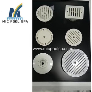 Raccords de piscine de natation à fond circulaire, écoulement d'eau arrière - Product Image 3