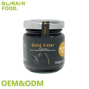 OEM ODM Thé à Bulles Ingrédients Biscuits Confiture <span class=keywords><strong>de</strong></span> Fruits Thé à Bulles Ingrédients 110G Sésame Noir Pâte <span class=keywords><strong>de</strong></span> Goji - Product Image 1