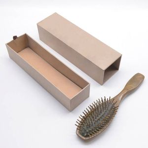 Alisador de pelo caliente plegable <span class=keywords><strong>para</strong></span> mascotas, peine eléctrico de <span class=keywords><strong>madera</strong></span> <span class=keywords><strong>para</strong></span> Barba, piojos, dientes anchos de bambú, cola de rata, juego de cuchillos, caja de embalaje - Product Image 2