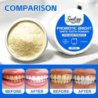 Probióticos OEM ODM para Blanqueamiento Rápido, Eliminador de Manchas para Dientes Amarillos, Seguro para el Esmalte, No Tóxico, Aliento Fresco, Cuidado Bucal, Polvo Dental