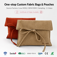 Pochette en velours côtelé doux avec nœud papillon, sac de rangement pour bijoux (boucles d'oreilles, colliers, bagues), logo personnalisé imprimé