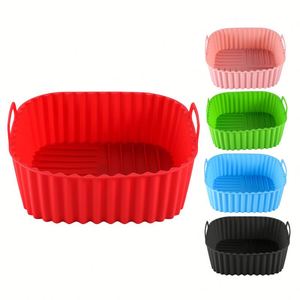 Food Grade <b>Silicone</b> Air Fryer Liner Non-stick Reusable Air Fryer <b>Silicone</b> <b>Tray</b> High Temperature Resistant <b>Baking</b> - Product Image 4