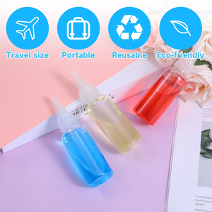 Extruded Transparent Tip Soft Plastic Cosmetic Lotion Shampoo <b>Face</b> Cream Facial Cleanser Bottle Pump Sprayer Screen Printed Oval - Product Image 3