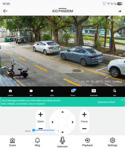 نظام كاميرات مراقبة لاسلكية خارجية SZGOING 4G على عمود لمواقع البناء مع لوحة دوارة تعمل بالطاقة الشمسية - Product Image 2