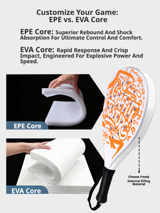 Raquettes <span class=keywords><strong>de</strong></span> <span class=keywords><strong>padel</strong></span> en fibre <span class=keywords><strong>de</strong></span> verre et carbone, forme diamant, 25,5x26,5 cm, unisexe, nouvelle arrivée, très demandées - Product Image 6