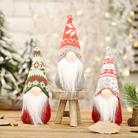 Usine de poupées en peluche miniatures créatives Vente en gros de décoration de Noël non toxique pour vitrine Flocon de neige Cadeaux pour fêtes