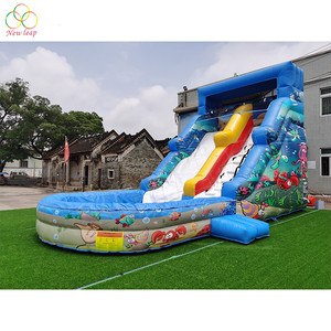 18ft 20ft ngoài trời chơi Inflatable hồ bơi trượt nước để bán - Product Image 1