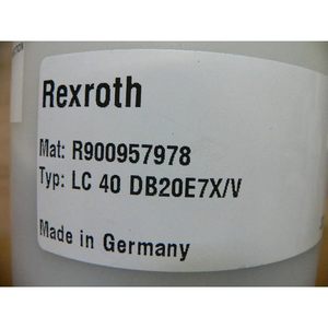 Rexroth Pressure Control Valve Lc 40 Db20e7x <b>V</b> 315 <b>Bar</b> 40 L Min Two Way Germany - Product Image 3