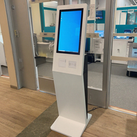 Hastane randevu kaydı için 21.5-43 inç dokunmatik ekran AIO Self servis Kiosk Metal kasa SDK işlevselliği içerir