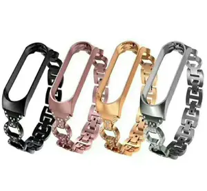Legierung Uhren armbänder geeignet für Xiaomi Smart Armband 8 7 5 6 4 3 Metall Uhren armband
