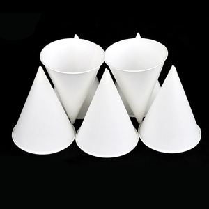 Dùng Một Lần Tùy Chỉnh Màu Sắc Hình Nón 6Oz Cốc Giấy Uống Thẳng Nước Cạo Ice Cream Cone Cốc Giấy Hình Nón Cốc Giấy - Product Image 1