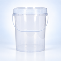 Seau en plastique PP de 25 L, qualité alimentaire, étanchéité renforcée, écologique, durable et recyclable, pour eau, peinture, essence, engrais