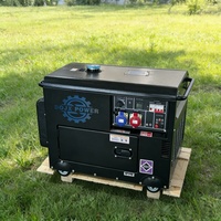 Leiser 10KW/20KW Tragbarer Dieselgenerator mit Elektrostart 220V/380V Ein-/Dreiphasig mit ATS für Heim- und Outdoor-Notfälle