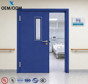 Portes coupe-feu en acier OEM/ODM pour escaliers, sous-sols, garages souterrains, hôpitaux, écoles, maisons <span class=keywords><strong>de</strong></span> retraite, usage commercial - Product Image 2