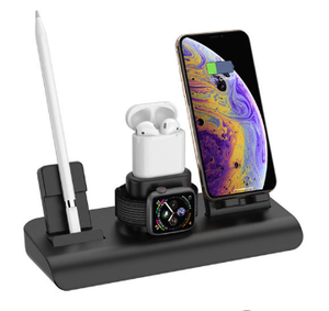 Cargador inalámbrico 3 en 1, carga magnética plegable, soporte de carga rápida de 15W para auriculares de teléfono y SmartWat - Product Image 3