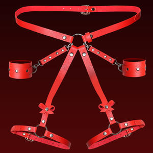 Jouets sexuels SM pour couples, accessoires érotiques alternatifs, ensemble de bondage, menottes, harnais de bondage BDSM, lingerie - Product Image 3