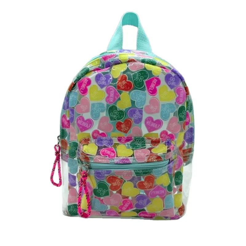 Bunte Schultasche 2023 günstiger Kinder-Kids-Rücksack Schultaschen für Jungen PVC Zhejiang Anpassung Mädchen Nylon Reißverschluss