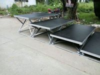 Scène de danse de mariage portable en aluminium, scènes modulaires pliables pour les concerts, les événements, la scène de théâtre