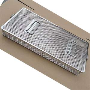Cestello di Sterilizzazione in Rete Metallica di Acciaio Inossidabile 304 316 per <span class=keywords><strong>Autoclave</strong></span> Medica - Product Image 4