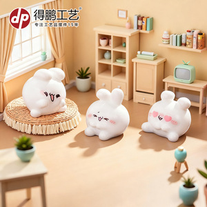 Dp Tuan Tuan Rabbit Resin <b>Doll</b> 8-13 Years Decorative Figurine For Dollhouse Desktop Ornament - Product Image 4