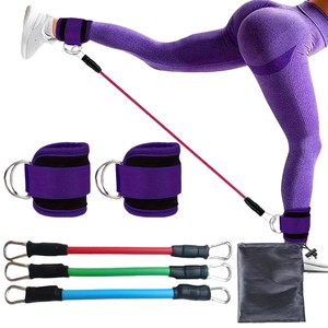 <span class=keywords><strong>Banda</strong></span> de Resistencia con Clip para Tobillo Unisex, Equipo de Fitness Portátil para Ejercicios de Piernas y Glúteos, Entrenamiento para Moldear Piernas - Product Image 5