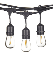 Thương mại cấp Edison S14 chuỗi đèn trắng ấm 48ft IP65 không thấm nước cho sân vườn ngoài trời và mái hiên chiếu sáng - Product Image 3