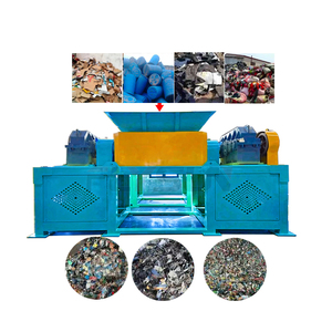 Maquinaria para el tratamiento de residuos, trituradora de plástico, máquina de reciclaje, trituradora de doble eje, máquina trituradora de residuos - Product Image 1