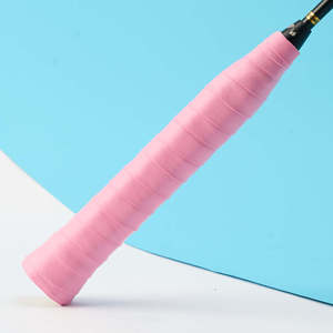 Pink Silicone Badminton <b>Racket</b> Grip Cool to Touch Non-Slip Handle Cover for <b>Pickleball</b> Accessories - Product Image 1