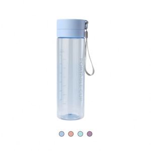 ขวดน้ำพลาสติกใสทรงกลมขนาดใหญ่พกพาสะดวกพร้อมสายคล้อง - Product Image 1