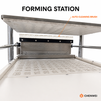 Machine de formage multifonction automatique pour la fabrication de cubes de sucre, biscuits, aliments pour animaux de compagnie, bombes de bain, pressage et moulage