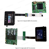Testeur de carte mère TV 4K P2P EXV9210 pour réparation TV, compatible USIT/CEDS/ISP/EPI/CSPI