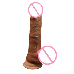 9 ''Inch Medische Siliconen Realistische Zachte <span class=keywords><strong>Dildo</strong></span> Zuignap Grote Grote Lul Afstandsbediening <span class=keywords><strong>Cyber</strong></span> Huid Zuignap Penis- - Product Image 5