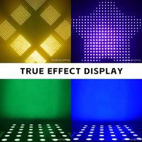 Panel de Matriz de Píxeles RGB de 36 Ojos, Carcasa Metálica IP20, AC90-240V, Iluminación Decorativa para Escenarios, Bares y KTV