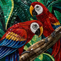 Art mural en mosaïque européenne sur mesure de luxe, correspondance des couleurs de haute précision, peinture murale artisanale, chambre à coucher, hall d'hôtel, projets haut de gamme