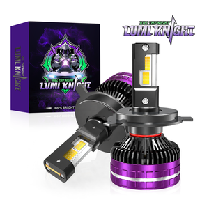 Ampoules de phares LED LUMI KNIGHT haute puissance 360W 75000LM H4 H7 H11 9005 Canbus sans erreur 6500K CSP 12V pour voitures - Product Image 1